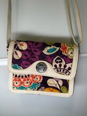 Vera Bradley Patricia Crossbody in Plum Crazy